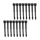 16 Teteiras Insufladores Flex 9,5mm 1 e 2 Anéis Ordenha