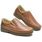 165CLA Sapato Mocassim masculino de couro whisky 165CLA Sapato Mocassim masculino de couro whisky