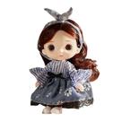 16cm mini moda boneca diy brinquedos com conjunto completo de roupas sapatos cabelo melhor presente festival para meninas
