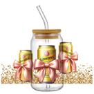16oz Libbey Glass Can Cartoon Sodas Series UV DTF Decal Wrap Coffee Car Sticker DIY