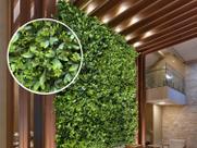 17 Placas de Folhagens Artificiais Painel Decorativo 3D Verde Realista para Parede e Jardim Vertical
