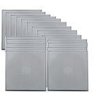 18 Caixa Leson Quadrada Branca Embutir Gesso Som Ambiente 70w