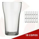 18 Copo de Vidro Boteco 200ML Transparente Nadir Cerveja Chopp 18 Copo de Vidro Boteco 200ML Transparente Nadir Cerveja Chopp