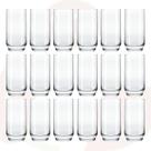 18 Copo de Vidro Lights 410ML Transparente Long Drink Suco