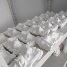 18 Meninos Jesus em gesso cru , para pinturas , decoração