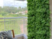 18 Painéis de Folhas Artificiais Realistas Placa de Folhagem Mista 3D Verde para Decoração de Parede