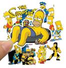 18 PÇS Adesivo de Vinil Impermeável do Simpson para Skateboarding / Snowboard / Notebook