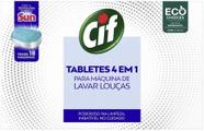 18 Tabletes 4 Em 1 Para Máquina De Lavar Louças 324g Cif