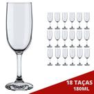 18 Taça de Vidro Transparente Cristal Festas Ano Novo 2024