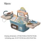 18 unidades de kits médicos suspensos portáteis, brinquedos 18 unidades de kits médicos suspensos portáteis, brinquedos