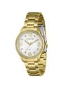 1883930 Relógio Feminino Lince Dourado Strass Madriperola Lrgj172l38