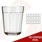 18UNI Copo de Shot Nadir 45ML Dose Tequila Cachaça Pinga