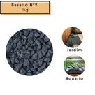 1kg Basalto Nº2 Substrato Pré Lavado - Aquario Aquarismo Jardinagem