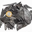 1kg de Cianita Preta (Vassoura de Bruxa) - Pedra Classe B Natural