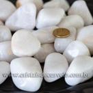 1kg de Quartzo Leitoso Rolado - Pedra Natural G 30 a 45mm Tipo B 1kg de Quartzo Leitoso Rolado - Pedra Natural G 30 a 45mm Tipo B