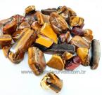 1kg Olho de Tigre Rolado Pedra Natural - 20 a 30mm Tipo B
