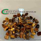 1kg Olho de Tigre Rolado Pedra Natural PP Aprox. 5 a 10mm - Cristais de Curvelo