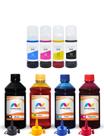 1L de Tinta e Refil Compatível Para Epson L3210 de 250ml