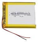 (1pc) Bateria 605060 2500mah Com 2 Fios 6mm X 50mm X 60mm