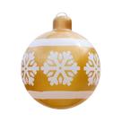 1pc inflável ornamentos de natal bolas grandes infláveis do feriado do pvc bola decorada