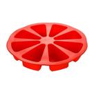 1pc molde de bolo de silicone 8 buracos em forma de laranja pizza pan 8 pontos scone diy fondant bolo molde ferramentas de cozimento