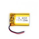 (1pcs) Pilha Bateria 401525 120 Mah 3,7v Nova