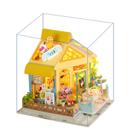 1setdiy House Multicolor com capa protetora contra poeira 1setdiy House Multicolor com capa protetora contra poeira