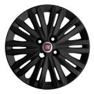 1x Calota PUNTO IDEA SIENA Aro 15 Preto Fosco 208cp