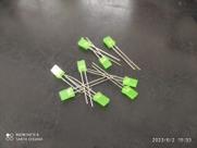 1x Led Verde Retangular 2,5x5mm