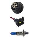 1x Soquete E 1x Conector 1x Lâmpada S.b Mb 1620/cargo/volks