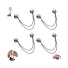 2/4 unidades de suporte para roupas adequado para camisas/mangas/ saias/calças
