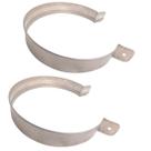 2 Abraçadeiras 6 Polegadas Aço Inox 430 Duto Churrasqueira