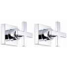 2 Acabamentos Registro Cruzeta Quadrado Luxo Padrão Deca 2 Acabamentos Registro Cruzeta Quadrado Luxo Padrão Deca