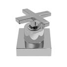2 Acabamentos Registro Cruzeta Quadrado Metal Luxo 3/4 Padrão Deca CasaGrande Mundial Alto Padrão - Um Novo Conceito.