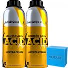 2 Acid Pro AutoLimpe Solução Ácida Concentrada Desincrustante Cimento Ferrugem 1L