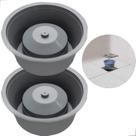 2 Adaptador Tira Mau Cheiro Ralos E Porta Grelhas 10cm Astra