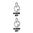 2 Adesivo Dedo Mickye Chora Boy 12cm X 6cm - Preto 2 Adesivo Dedo Mickye Chora Boy 12cm X 6cm - Preto
