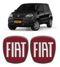 2 Adesivos Para Fiat Uno 2011/2021 Vermelho - Genérico 2 Adesivos Para Fiat Uno 2011/2021 Vermelho - Genérico