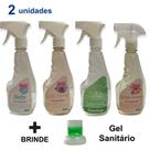 2 Água de Passar Roupa Aconchego Baby Lilac Floral Lírios do Campo Borrifador 500ml Top - Envio Já