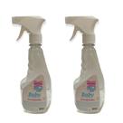 2 Água para Tecido 500ml Facilitador Passar Roupa Tecido Borrifador Gatilho Senalândia - Envio Já