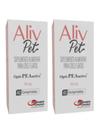 2 Aliv Pet 150 Mg Suplemento Alimentar para Cães Cachorro Cão Gatos 40 comprimidos Kit