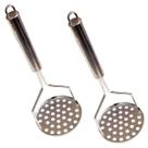 2 Amassador Espremedor Batata Purê Inox Grande Profissional