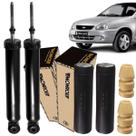 2 Amortecedor Corsa Novo Hatch Sedan até 2012 Traseiro + Kit