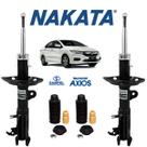 2 Amortecedor Dianteiro Nakata Honda Fit 2018 + Kit Batente