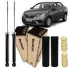 2 Amortecedor Renault Novo Logan Sandero Traseiro +Kit Axios