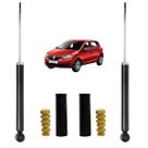 2 Amortecedor Traseiro Kayaba+Kit Coxim Sandero 2012 2013 2014