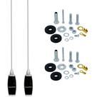 2 Antena Móvel 1,40 Metros Px Mini Maria Mole Marinox B-2005p