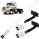2 Antena Móvel Px Inox Mini Maria Mole 1,40m Alongador 15cm Suporte Volvo Nl Parafusos Fixação 2 Antena Móvel Px Inox Mini Maria Mole 1,40m Alongador 15cm Suporte Volvo Nl Parafusos Fixação