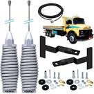 2 Antena Px 2,70 metros Marinox Mola Cromada B-2003 Suporte Mercedes Benz Antigo Cabo 5,5 metros Parafusos Anti-Furto