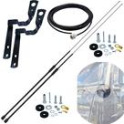 2 Antena Px Prolongador Argentina Black Suporte Dianteiro Mb Actros Cabo 5,5m Parafusos 2 Antena Px Prolongador Argentina Black Suporte Dianteiro Mb Actros Cabo 5,5m Parafusos